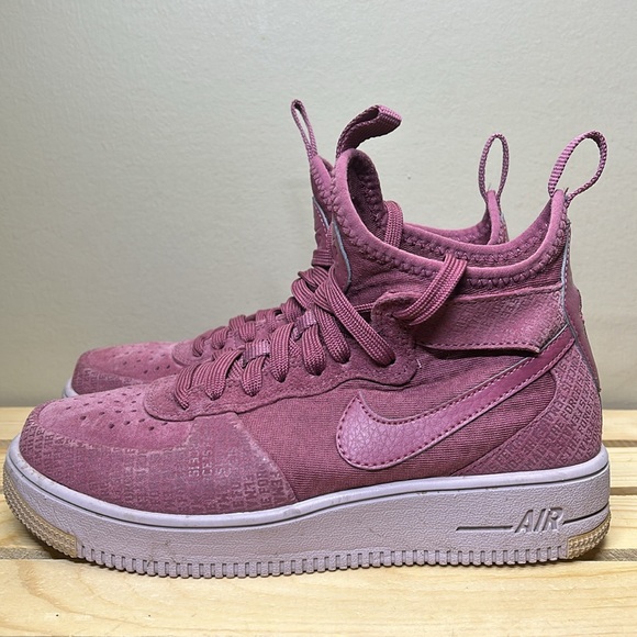 Nike Air Force 1 Ultraforce MID Vintage Wine AJ1701-600 Womens Sz 6 - Picture 5 of 6